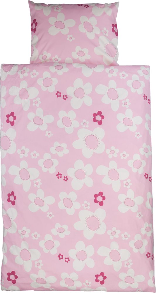 blume rosa Bettwäsche